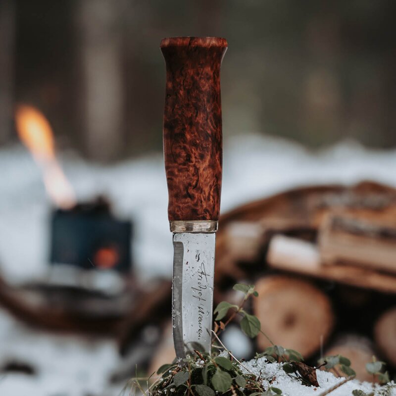 Brusletto Nansen tollekniv 21 cm masurbjørk