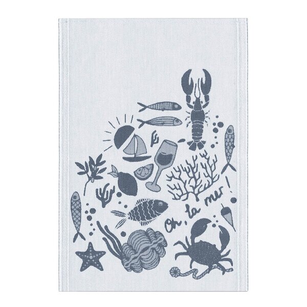 Ekelund Oh La Mer! 012 håndkle 35x50 cm mørk blå