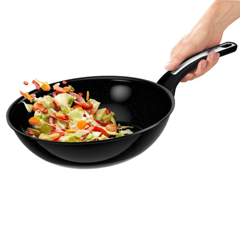 Tefal Exceptional Ceramic wokpanne 28 cm svart