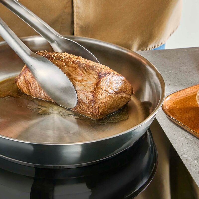 Tefal Emotion Plus SS Uncoated stekepanne 28 cm