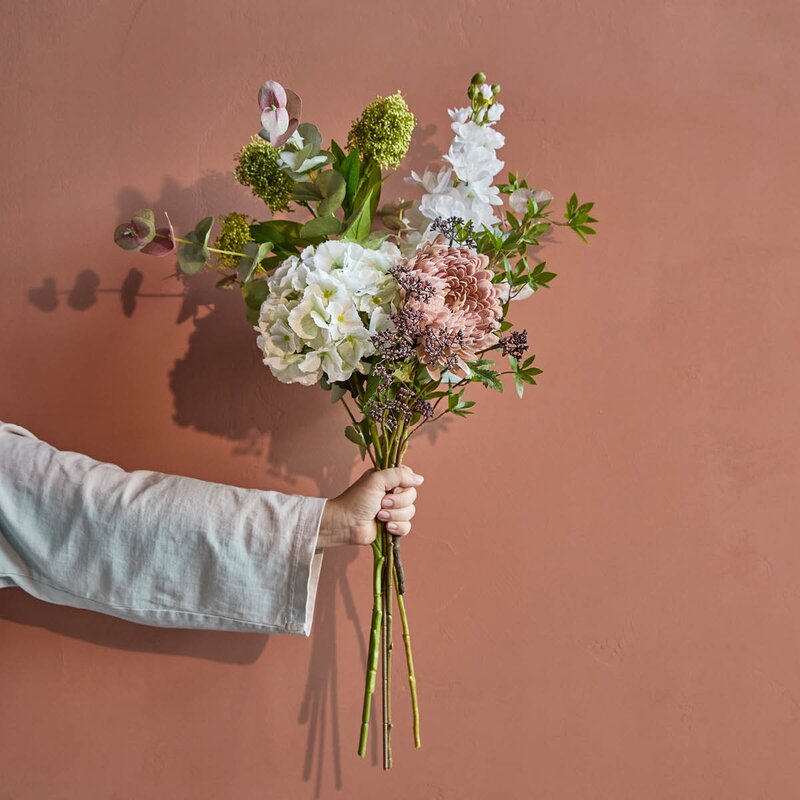 House Doctor Wild Cream kunstig plante 25x38 cm multi