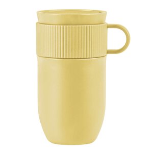 Sagaform Ted termokopp med hank 28 cl gul