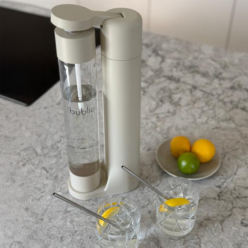 Bubliq Drink kullsyremaskin beige