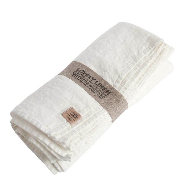 Lovley Linen Lovely bordduk lin 145x250 cm Off-White
