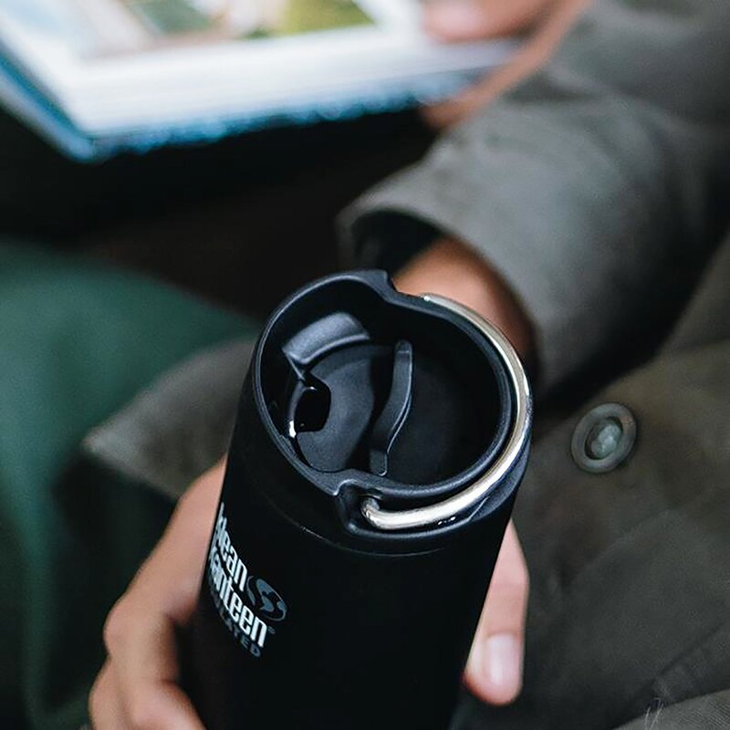 Klean Kanteen TKWide termokopp 35 cl med kafélokk svart