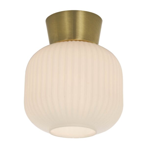 Aneta Lighting Vanja plafond 20 cm hvit/matt messing