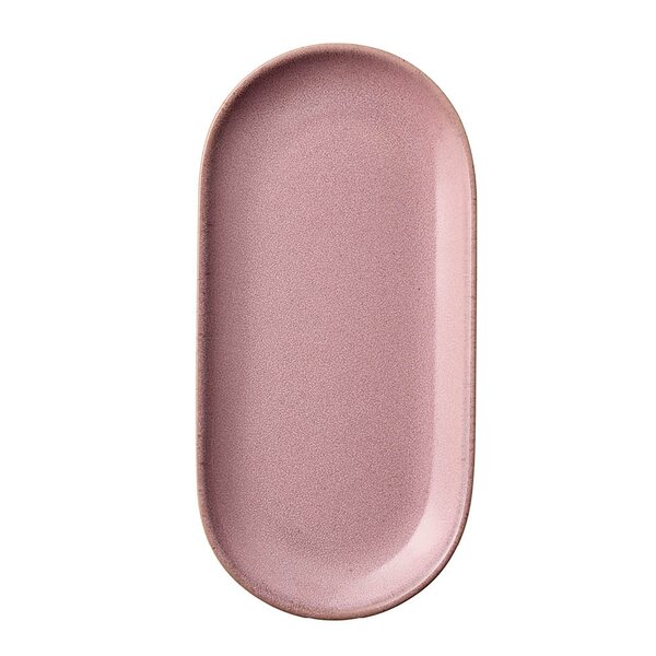 Aida RAW Colour oval tallerken 25 cm Roseish