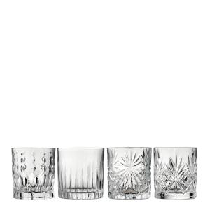 Lyngby Porcelæn Selection whiskyglass 30 cl 4 stk klar