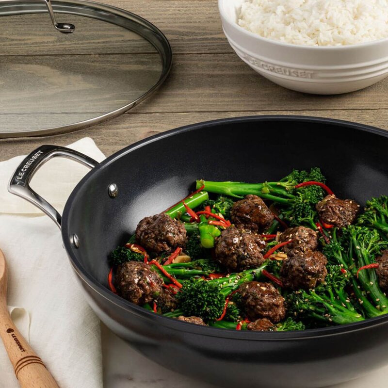 Le Creuset ENSC wokpanne 6L 32 cm black