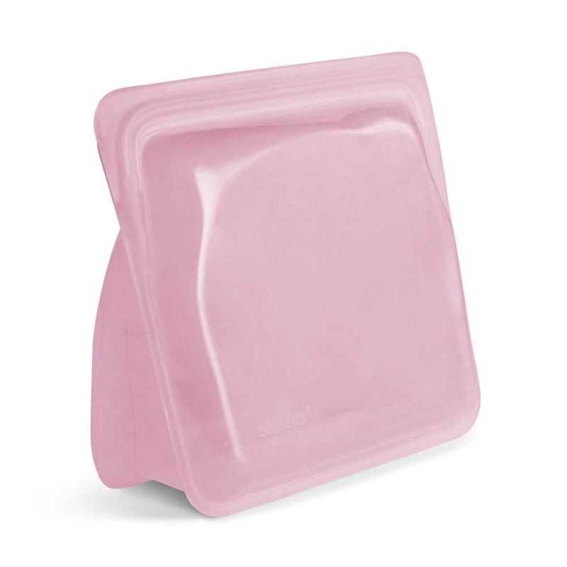 Stasher Stand-Up silikonpose medium 1,66L lys rosa