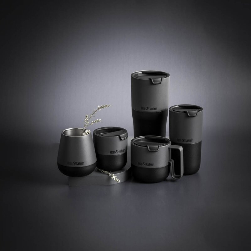 Klean Kanteen Rise kopp 41 cl med flipplokk asfalt