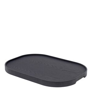 Bosign CurveLine serveringsbrett anti-slip 47x34 cm svart