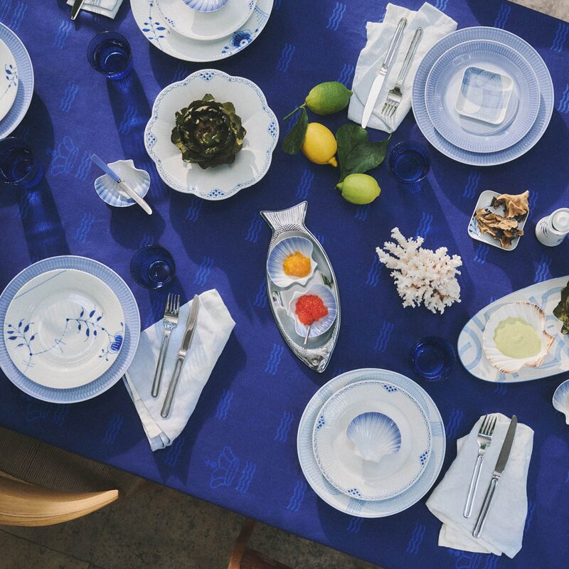 Royal Copenhagen Iris tallerken 27 cm blå