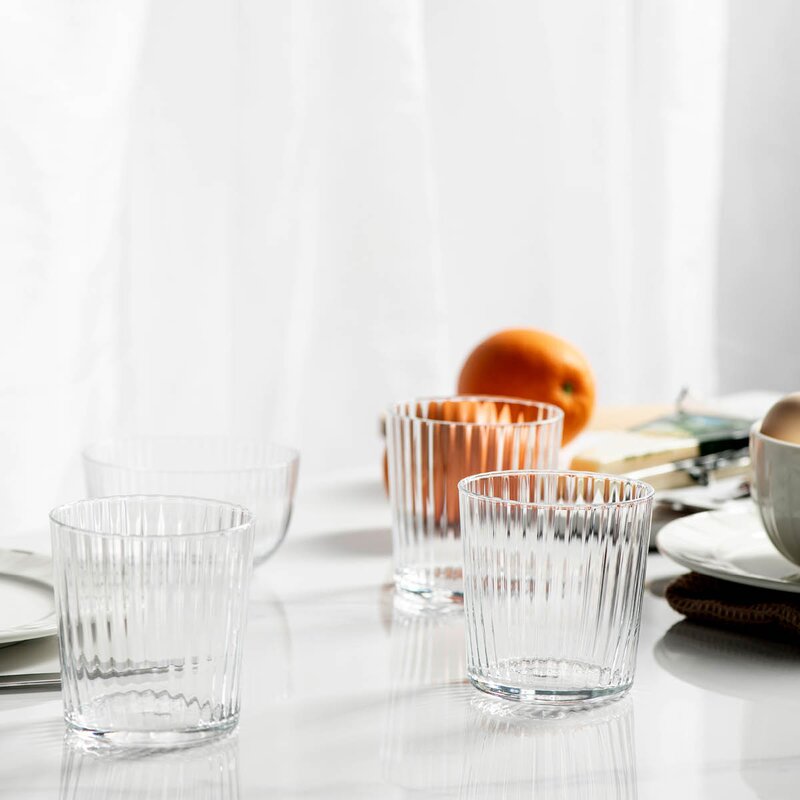 Modern House Aqua vannglass 35 cl 6-pack klar