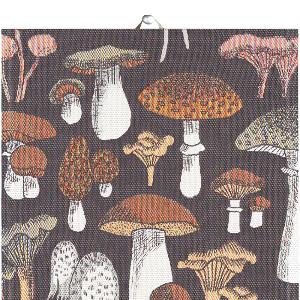 Ekelund Svamprik kjøkkenhåndkle 40x60 cm brun