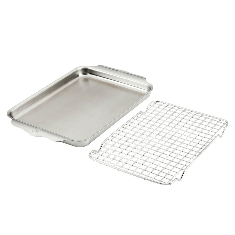Hestan Ovenbond plate med avkjølingsrist 24x39 cm