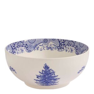 Spode Blue Italian Christmas Tree skål 27,5 cm blå/hvit