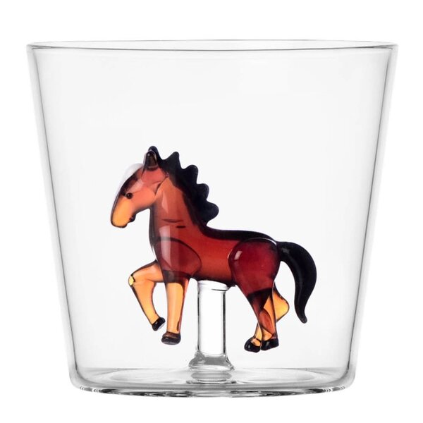 Ichendorf Milano Animal Farm vannglass 35 cl hest