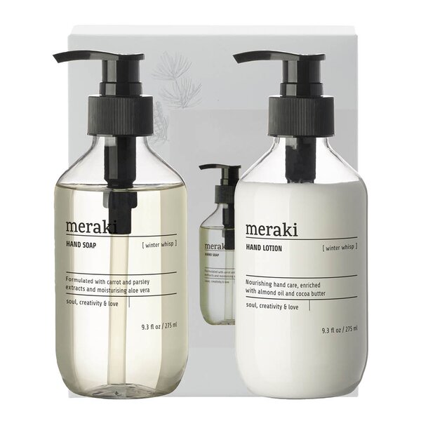 Meraki Gavesett med håndsåpe og håndkrem 275/275 ml Winter Whisp