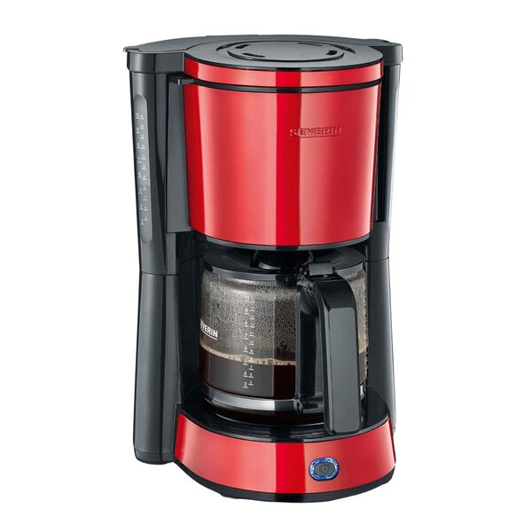 Severin Kaffetrakter KA4817 10 kopper 1000W chilirød