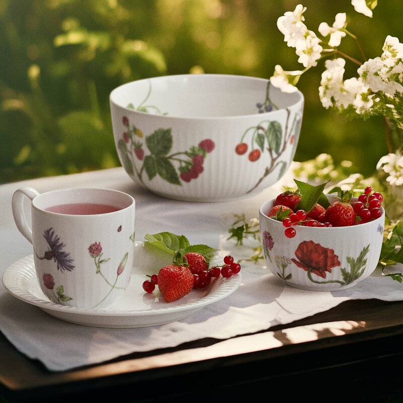 Kähler Hammershøi tallerken 22 cm 4 stk hvit