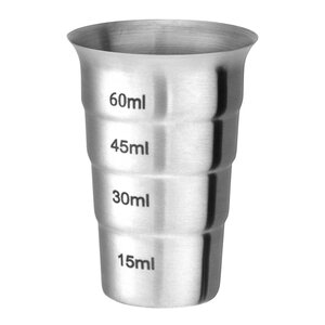 Innovine Målebeger Stepped Jigger i rustfritt stål 6 cl
