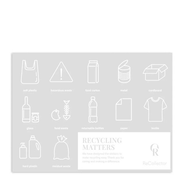 ReCollector Stickers klistermerker White
