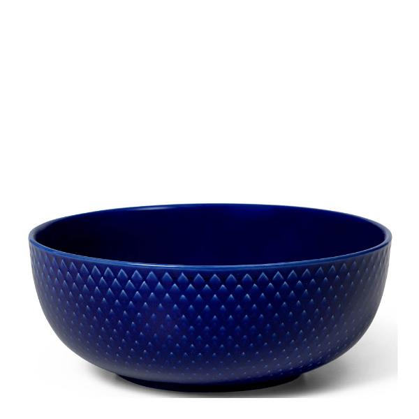 Lyngby Porcelæn Rhombe Color skål 15,5 cm mørk blå