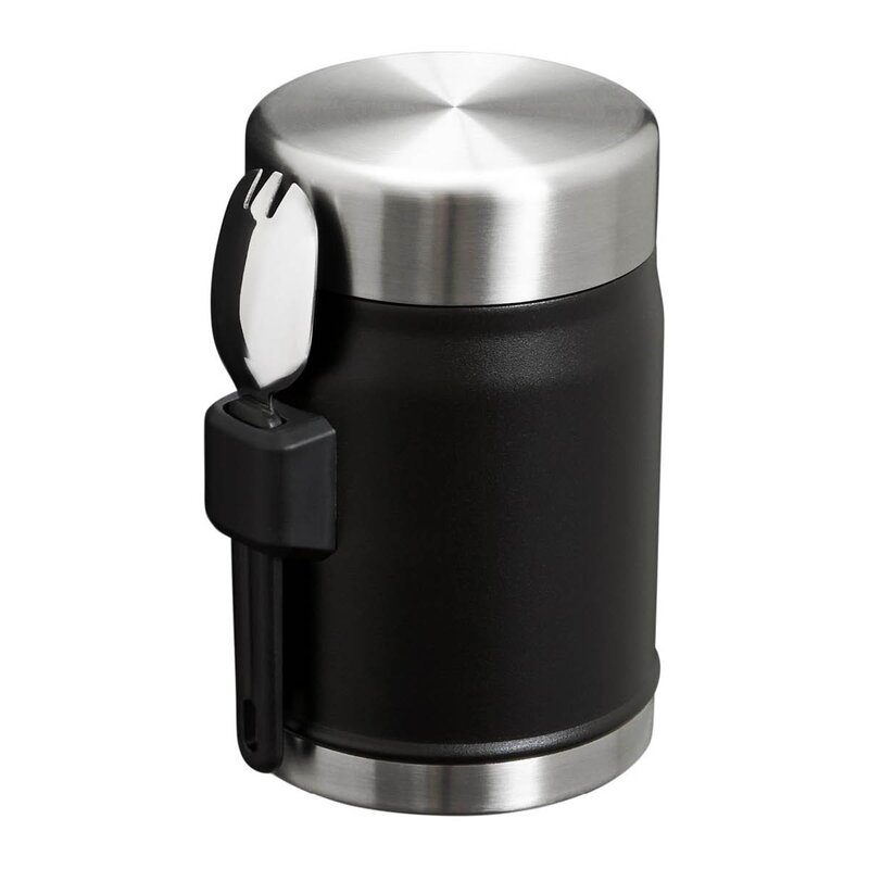 Stanley Classic mattermos med skje 0,4L svart