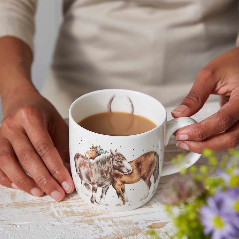 Wrendale Design Side by Side krus 31 cl hest