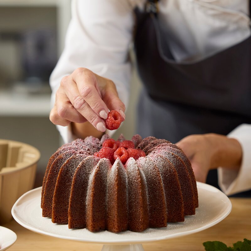 Blomsterbergs Bakeform bundtform slice 24x10 cm rose gold