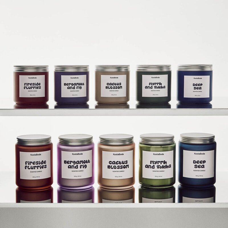 Kosta Boda Mind duftlys 10 cm Myrrh & Tokha