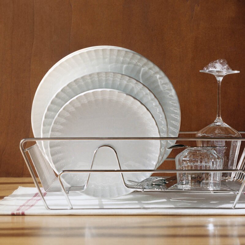 Georg Jensen Bernadotte coupe tallerken 27,5 cm hvit