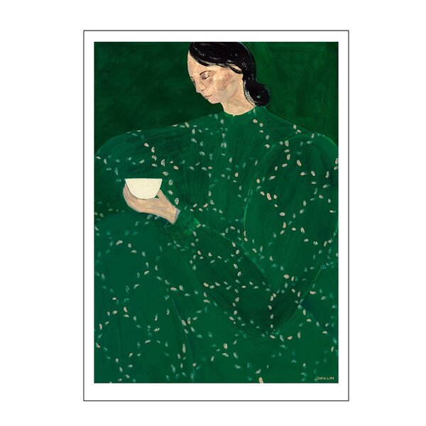 Poster & Frame – The Poster Club x Sofia Lind poster 50×70 cm coffee alone at place de clichy