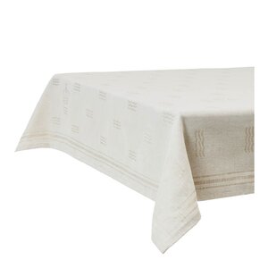 Royal Copenhagen Waves duk 144x270 cm hvit