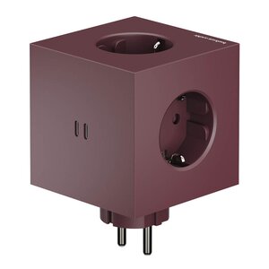 Avolt Square 2 Bauhaus Archiv USB-C 76x76 cm 30W Mulberry Red