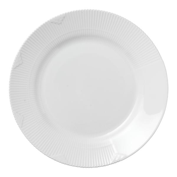Royal Copenhagen White Elements tallerken flat 26 cm