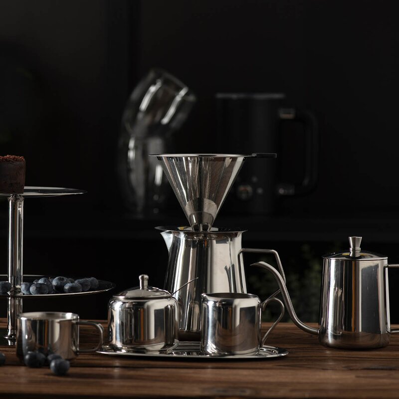 Modern House Lundi Pour Over kanne 0,35L blank