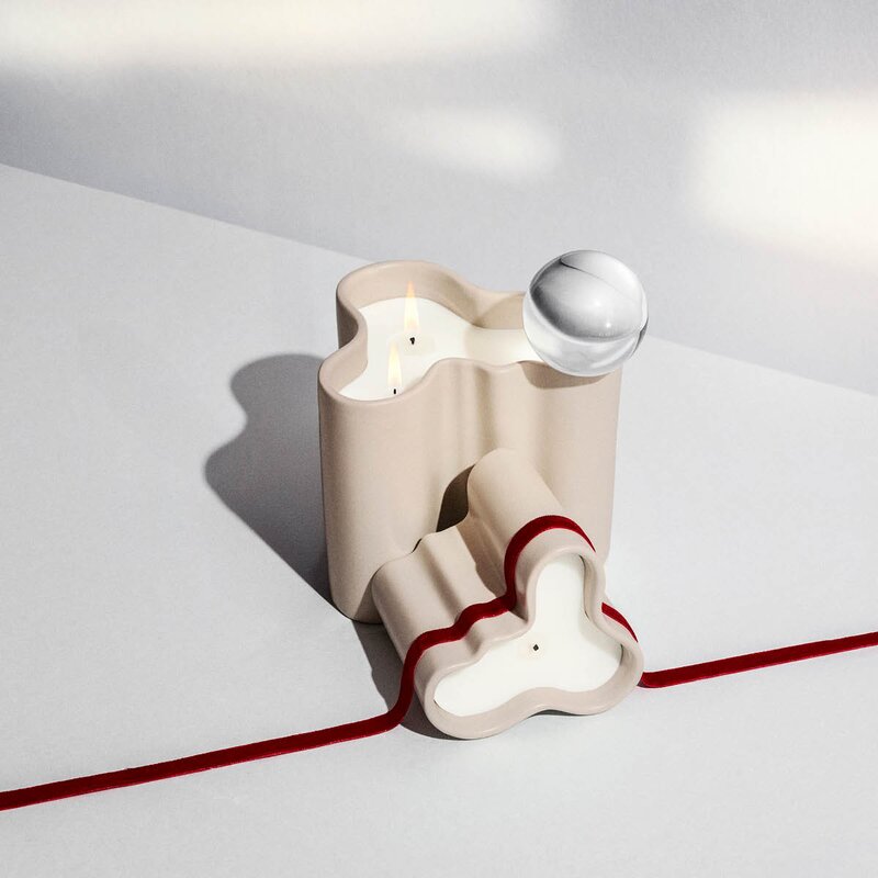 iittala Aalto duftlys 11 cm sand