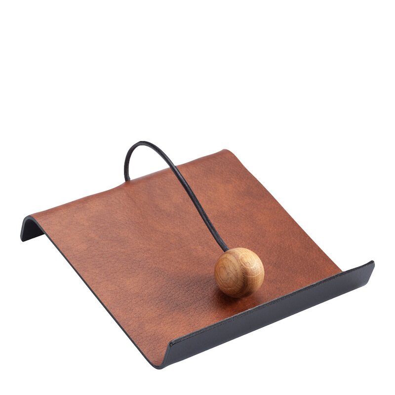 LIND DNA String serviettholder 18x19 cm cognac
