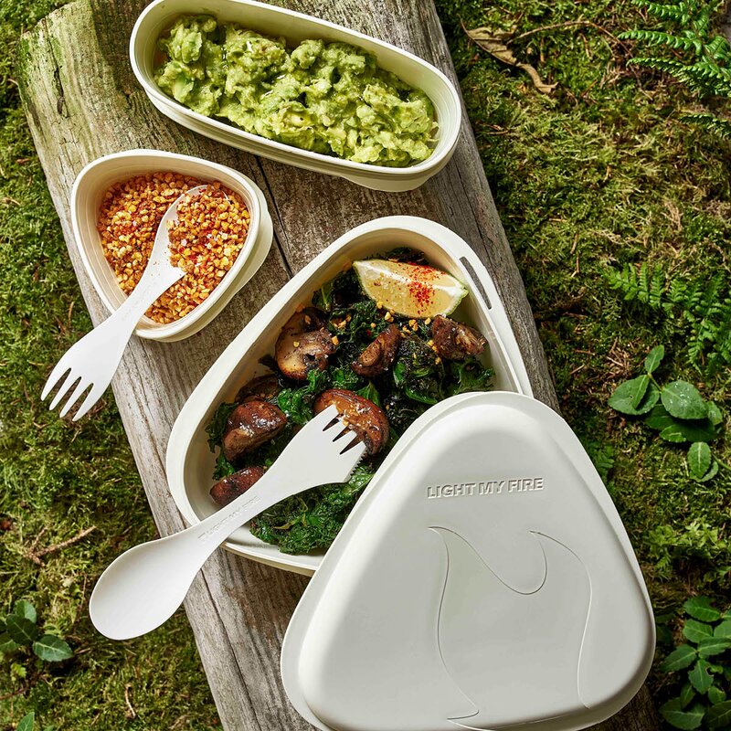Light My Fire LunchKit 2.0 matbokssett 6 deler cream