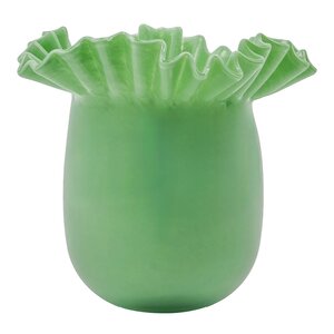 House Doctor Flee vase i glass 20 cm grønn