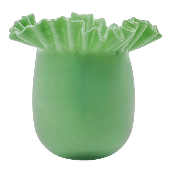 House Doctor Flee vase i glass 20 cm grønn