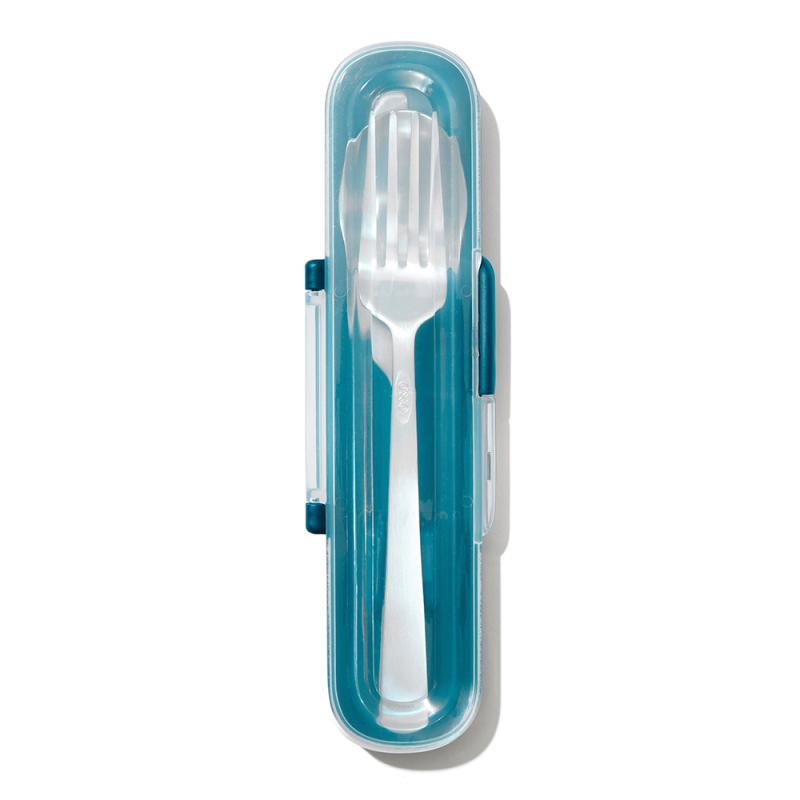 Oxo Prep & go bestikk i etui grønn