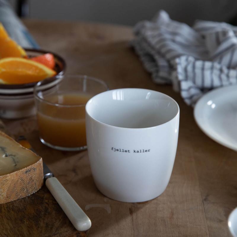 Sögne Home Krus fjellet kaller 30 cl hvit