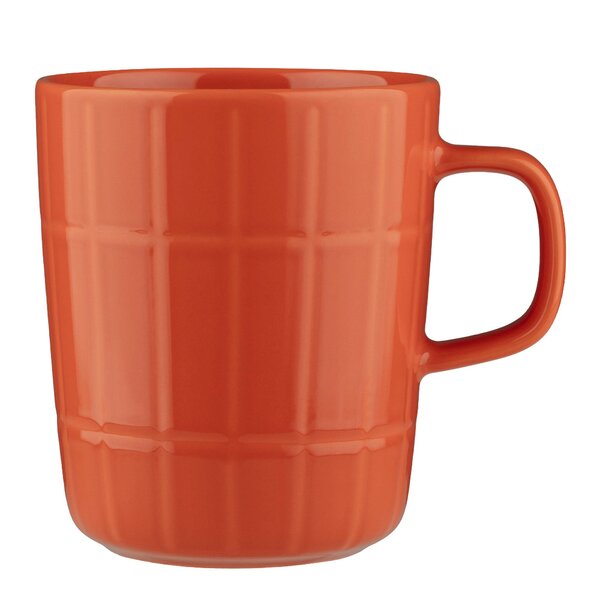 Marimekko Tiiliskivi kopp 25 cl oransje