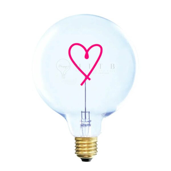 Elements Lighting MITB lyspære LED 17 cm Hjerte rød