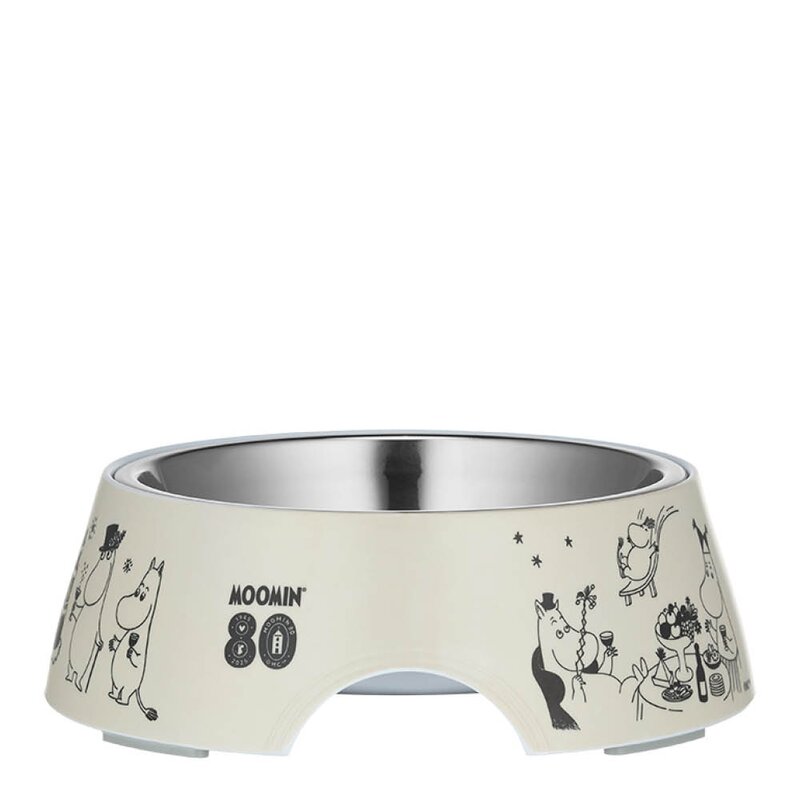 Muurla Mummi Pets matskål 325 ml 80 år lys gul