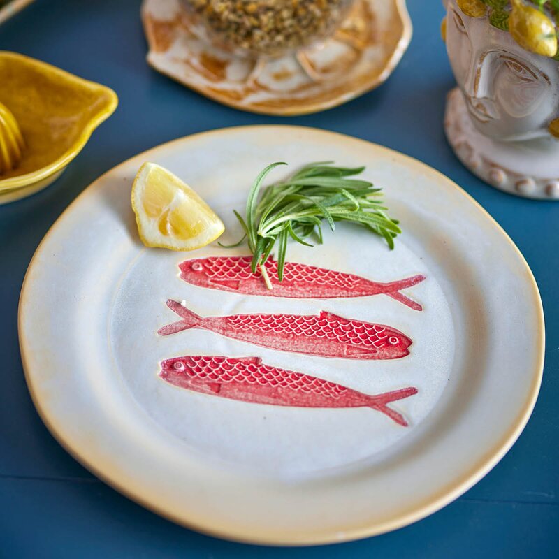 Creative Collection Hadden tallerken 27 cm 4 stk rød