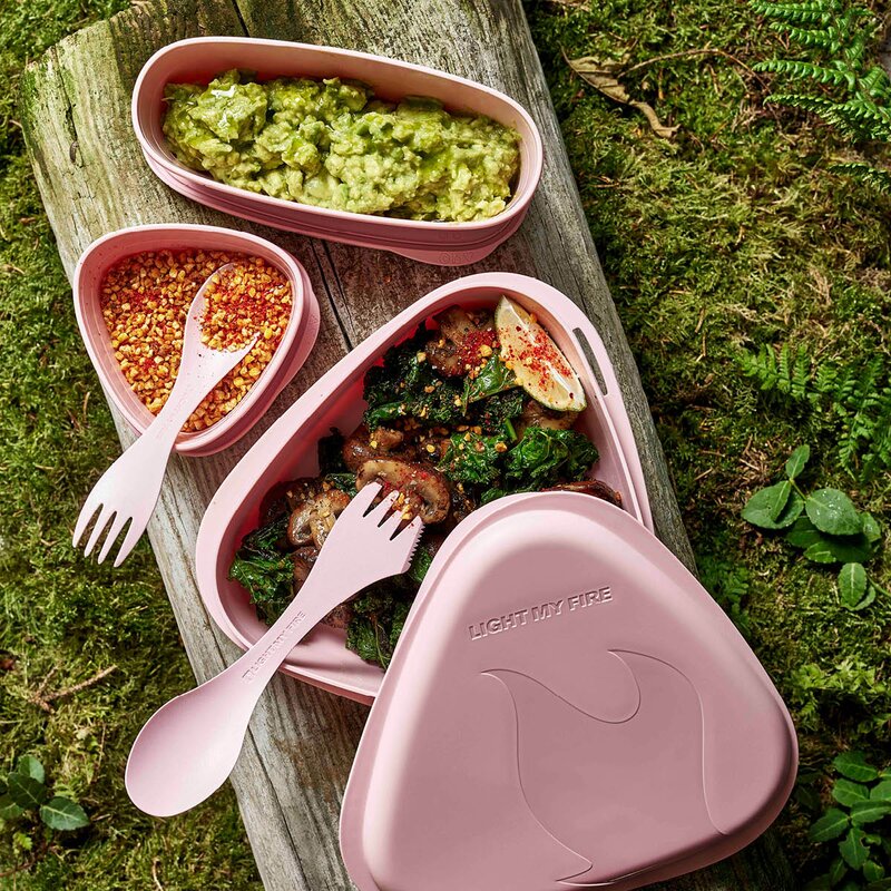 Light My Fire LunchKit 2.0 matbokssett 6 deler dustypink